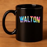 Walton Tie Dye 11oz C Handle Ceramic Mug