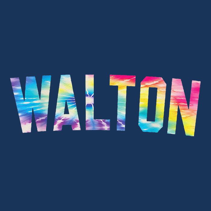 Walton Tie Dye 7 Panel Mesh Trucker Snapback Hat