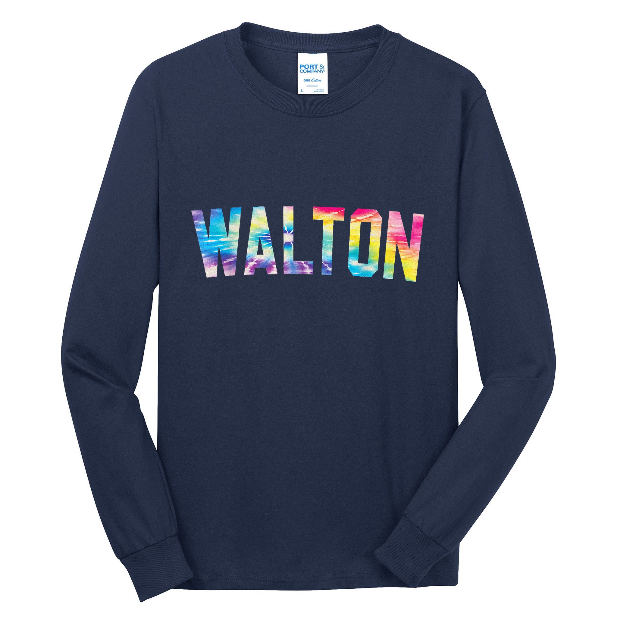 Walton Tie Dye Tall Long Sleeve T-Shirt