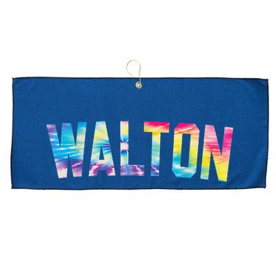 Walton Tie Dye Large Microfiber Waffle Golf Towel