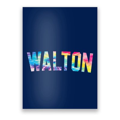Walton Tie Dye Poster