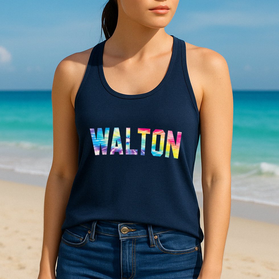 Walton Tie Dye Womens Tank Top