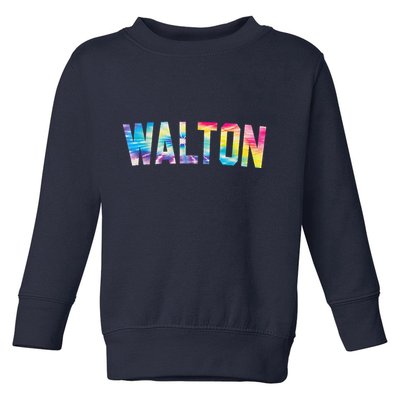 Walton Tie Dye Toddler Sweatshirt
