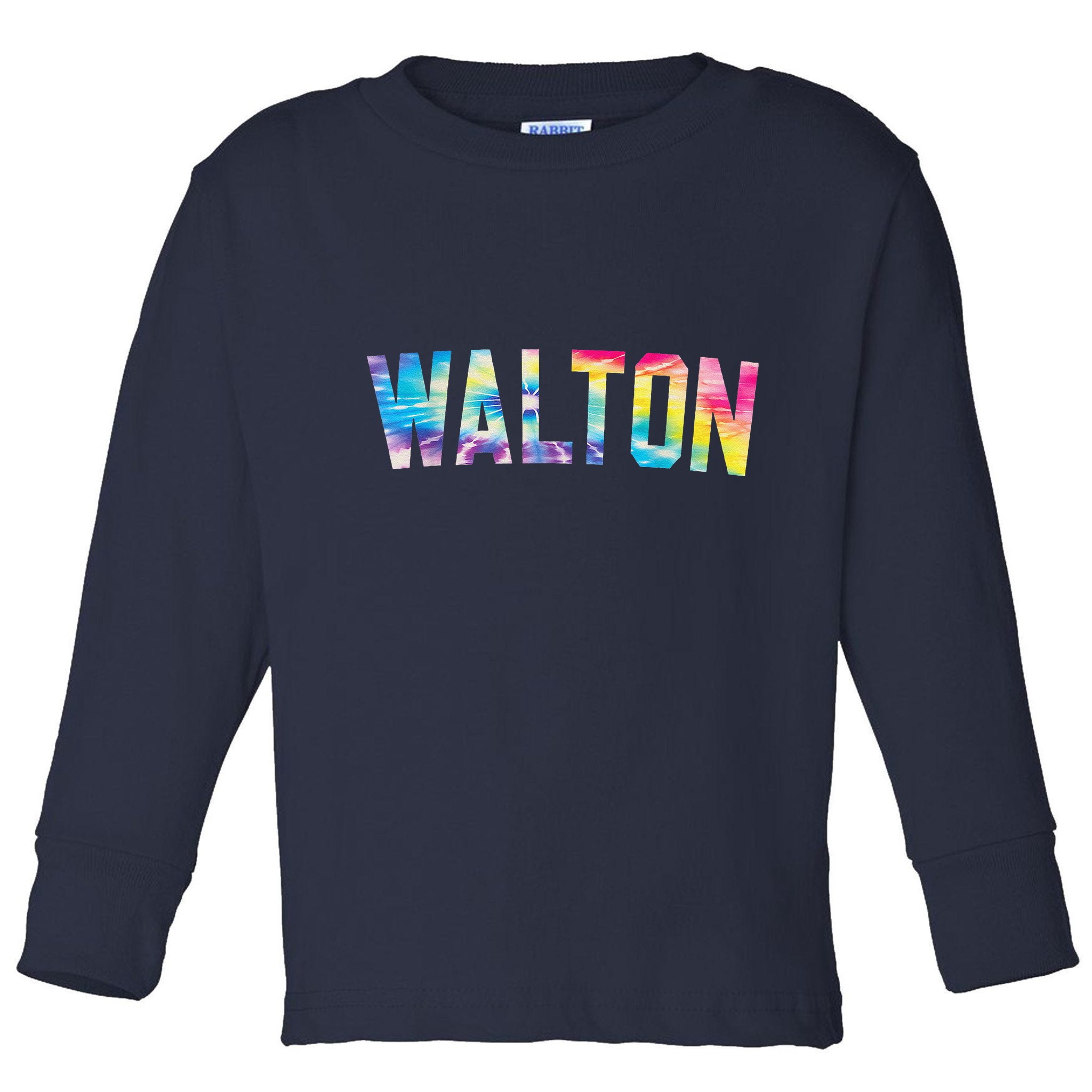 Walton Tie Dye Toddler Long Sleeve Shirt