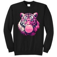 WoS Tiger Designs Tiger Face Wild Animal Cute Tiger Tall Sweatshirt