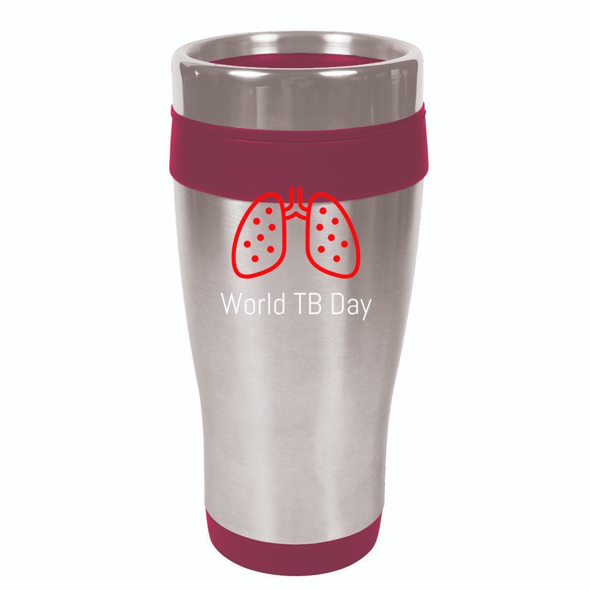 World TB Day Tuberculosis Awareness with Red Lungs Cool Comfort Performance Bucket Hat