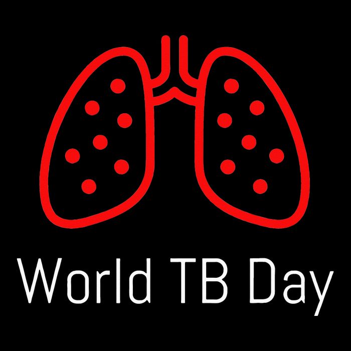 World TB Day Tuberculosis Awareness with Red Lungs Cooling Performance Crew T-Shirt