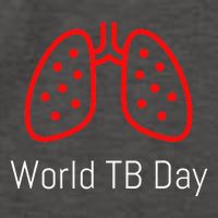 World TB Day Tuberculosis Awareness with Red Lungs Vector Backpack