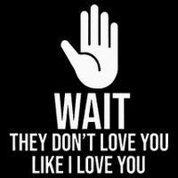 Wait They Don’T Love You Like I Love You Cool Cooling Performance Crew T-Shirt