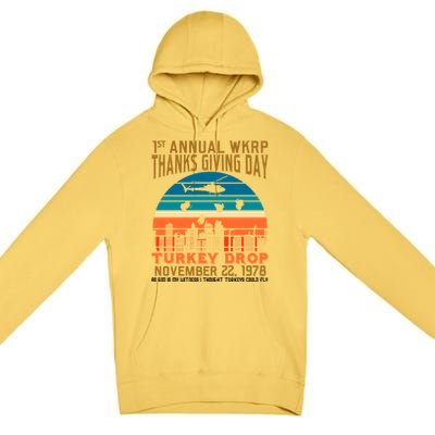 WKRP Turkey Drop 1978 Premium Pullover Hoodie