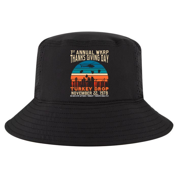 WKRP Turkey Drop 1978 Cool Comfort Performance Bucket Hat
