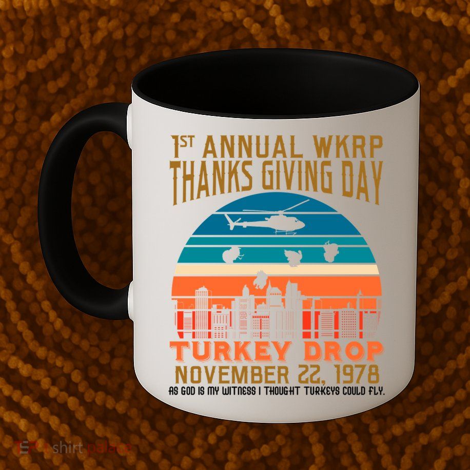 WKRP Turkey Drop 1978 Mug