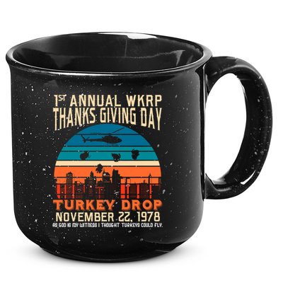 WKRP Turkey Drop 1978 15oz Campfire Ceramic Mug