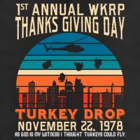 WKRP Turkey Drop 1978 25L Jumbo Tote