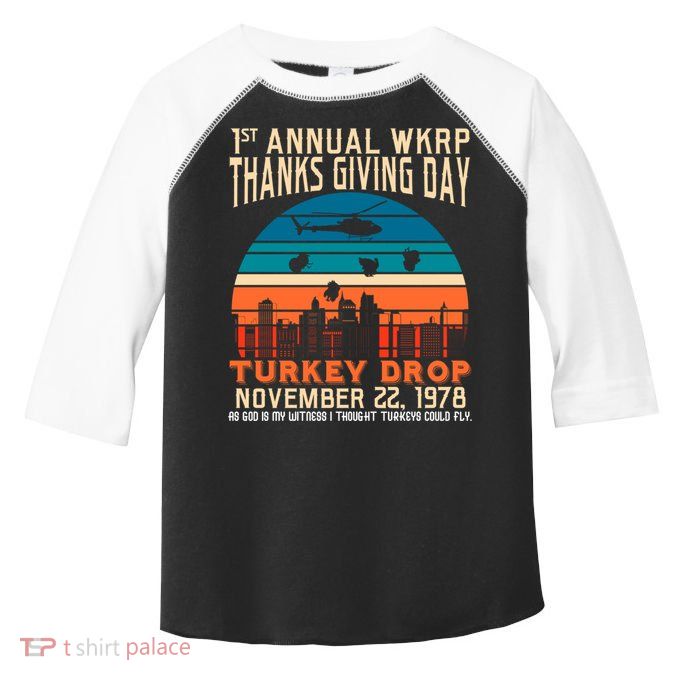 WKRP Turkey Drop 1978 Toddler Fine Jersey T-Shirt