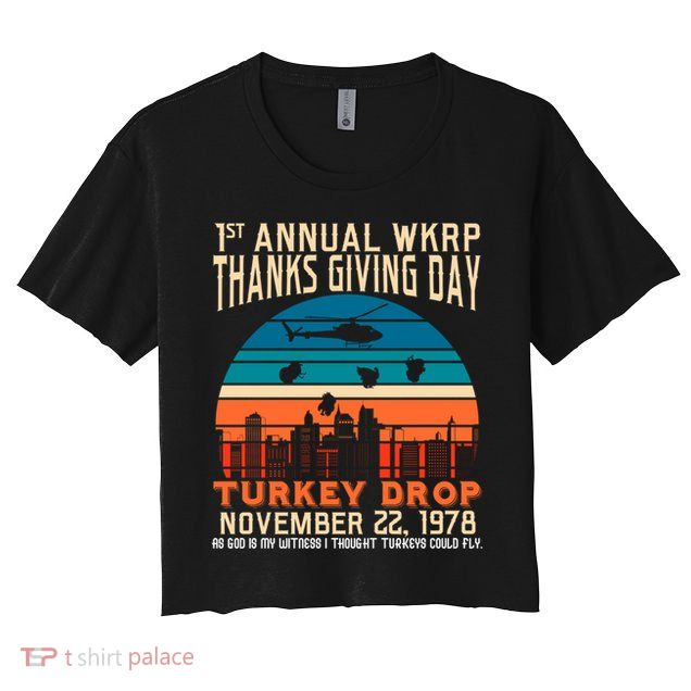 WKRP Turkey Drop 1978 Crop Top