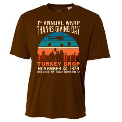 WKRP Turkey Drop 1978 Cooling Performance Crew T-Shirt