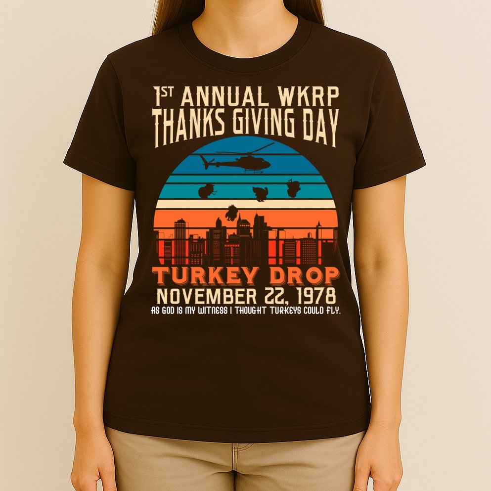 WKRP Turkey Drop 1978 T-Shirt