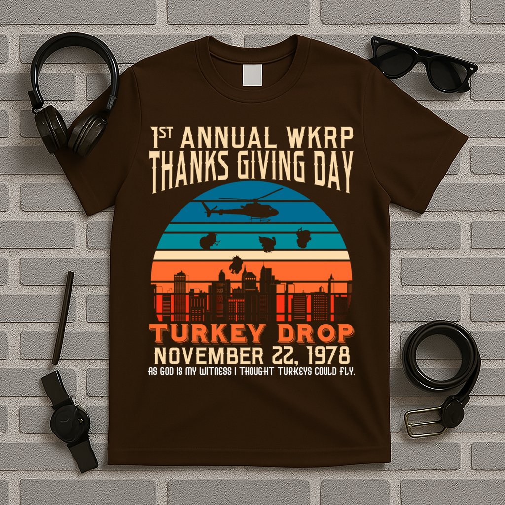 WKRP Turkey Drop 1978 T-Shirt