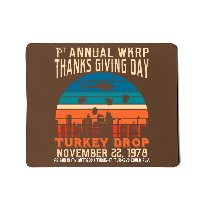 WKRP Turkey Drop 1978 Mousepad