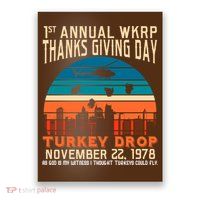 WKRP Turkey Drop 1978 Poster