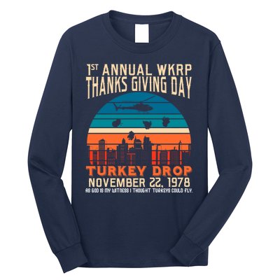 WKRP Turkey Drop 1978 Long Sleeve Shirt