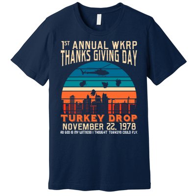 WKRP Turkey Drop 1978 Premium T-Shirt