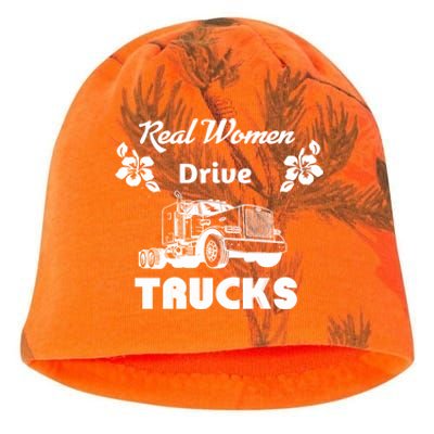 Wo Trucker Driver Semigifttruck Big Rig 2 Cute Gift Kati - Camo Knit Beanie