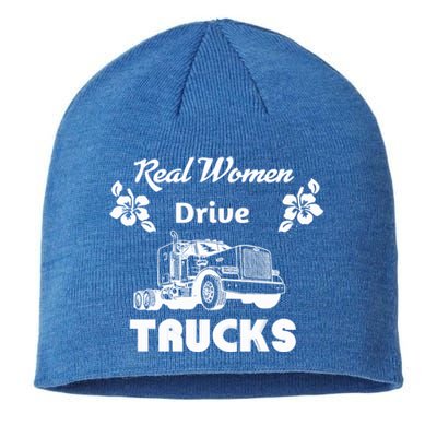 Wo Trucker Driver Semigifttruck Big Rig 2 Cute Gift Sustainable Beanie