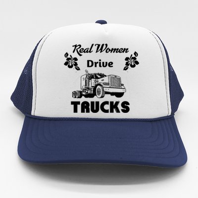 Wo Trucker Driver Semigifttruck Big Rig 2 Cute Gift Trucker Hat