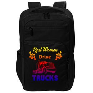 Wo Trucker Driver Semicute Gifttruck Big Rig 2 Gift Impact Tech Backpack