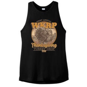 WKRP Turkey Drop 1978 Ladies PosiCharge Tri-Blend Wicking Tank