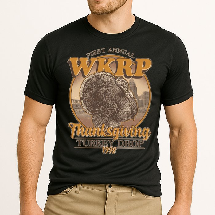 WKRP Turkey Drop 1978 Cooling Performance Crew T-Shirt