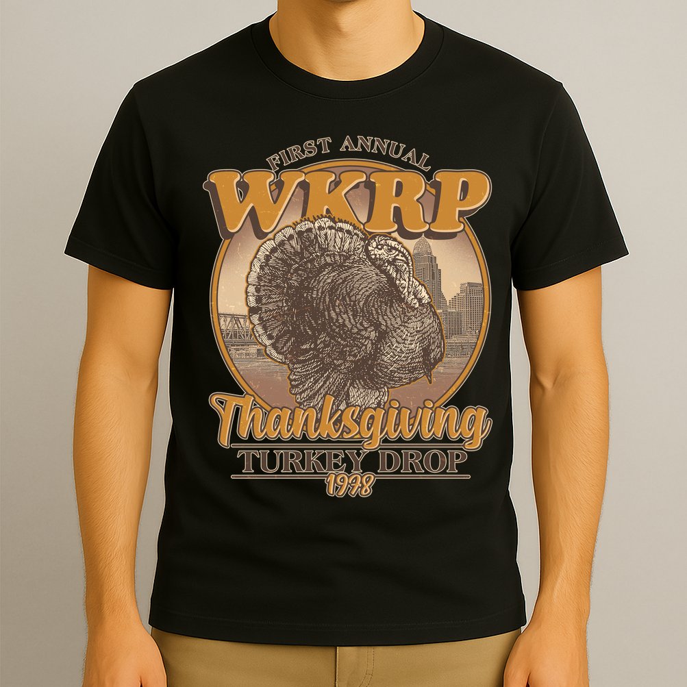 WKRP Turkey Drop 1978 T-Shirt