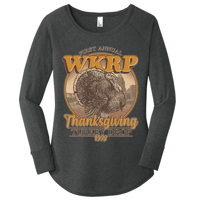 WKRP Turkey Drop 1978 Women's Perfect Tri Tunic Long Sleeve Shirt