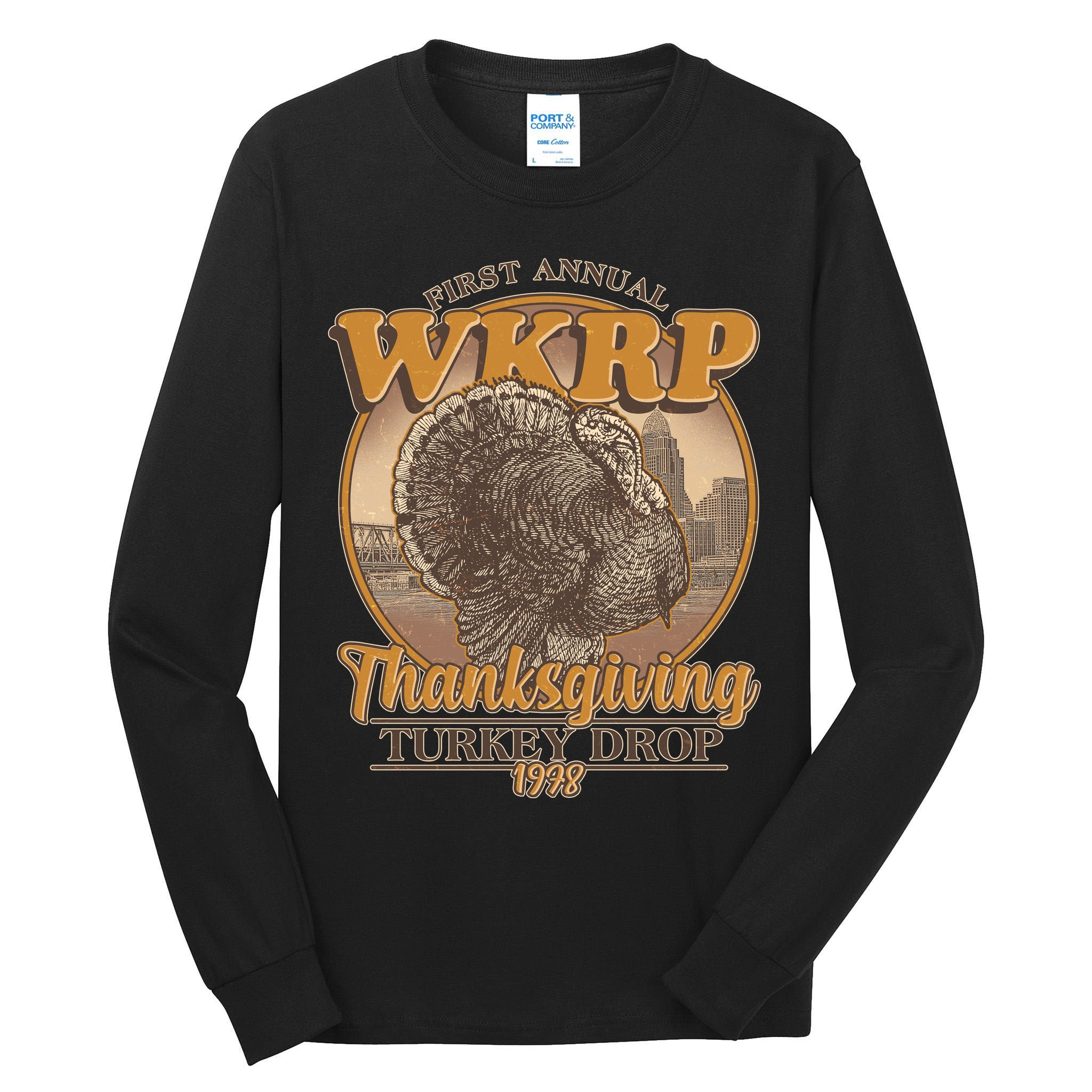 WKRP Turkey Drop 1978 Tall Long Sleeve T-Shirt