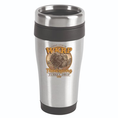 WKRP Turkey Drop 1978 16oz Travel Tumbler