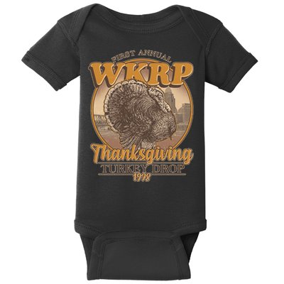 WKRP Turkey Drop 1978 Baby Bodysuit