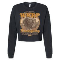WKRP Turkey Drop 1978 Cropped Pullover Crew