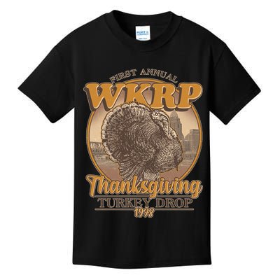 WKRP Turkey Drop 1978 Kids T-Shirt