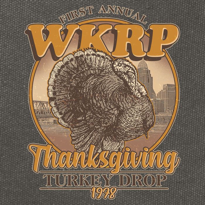 WKRP Turkey Drop 1978 Cotton Canvas Backpack