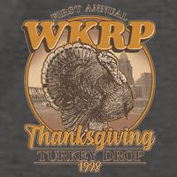 WKRP Turkey Drop 1978 Vector Backpack