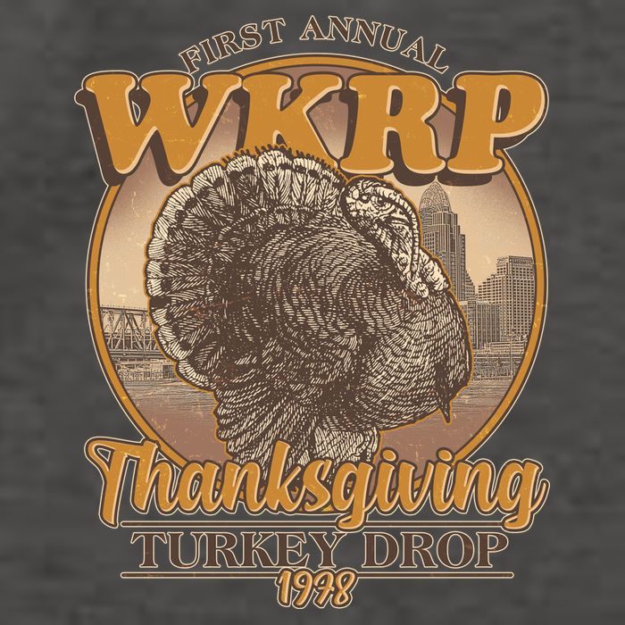WKRP Turkey Drop 1978 Vector Backpack