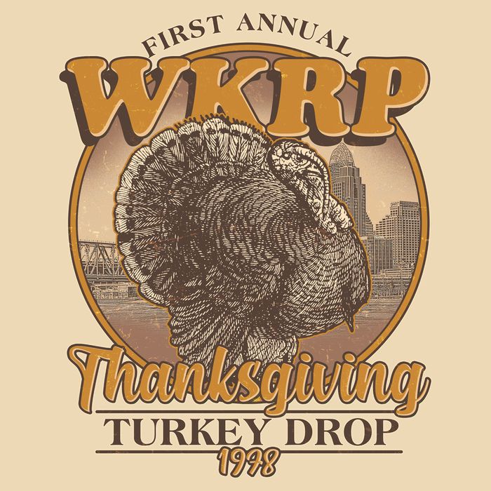 WKRP Turkey Drop 1978 Drawstring Bag