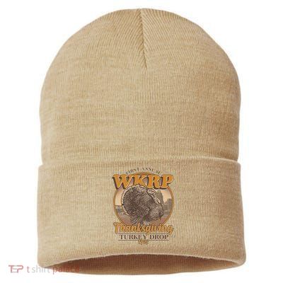 WKRP Turkey Drop 1978 Sustainable Knit Beanie