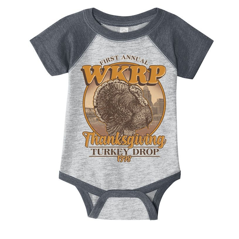 WKRP Turkey Drop 1978 Infant Baby Jersey Bodysuit
