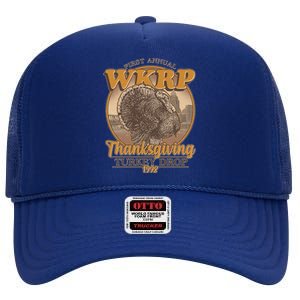 WKRP Turkey Drop 1978 High Crown Mesh Back Trucker Hat