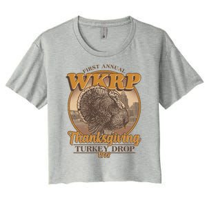 WKRP Turkey Drop 1978 Women's Crop Top Tee