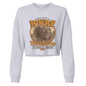 WKRP Turkey Drop 1978 Cropped Pullover Crew