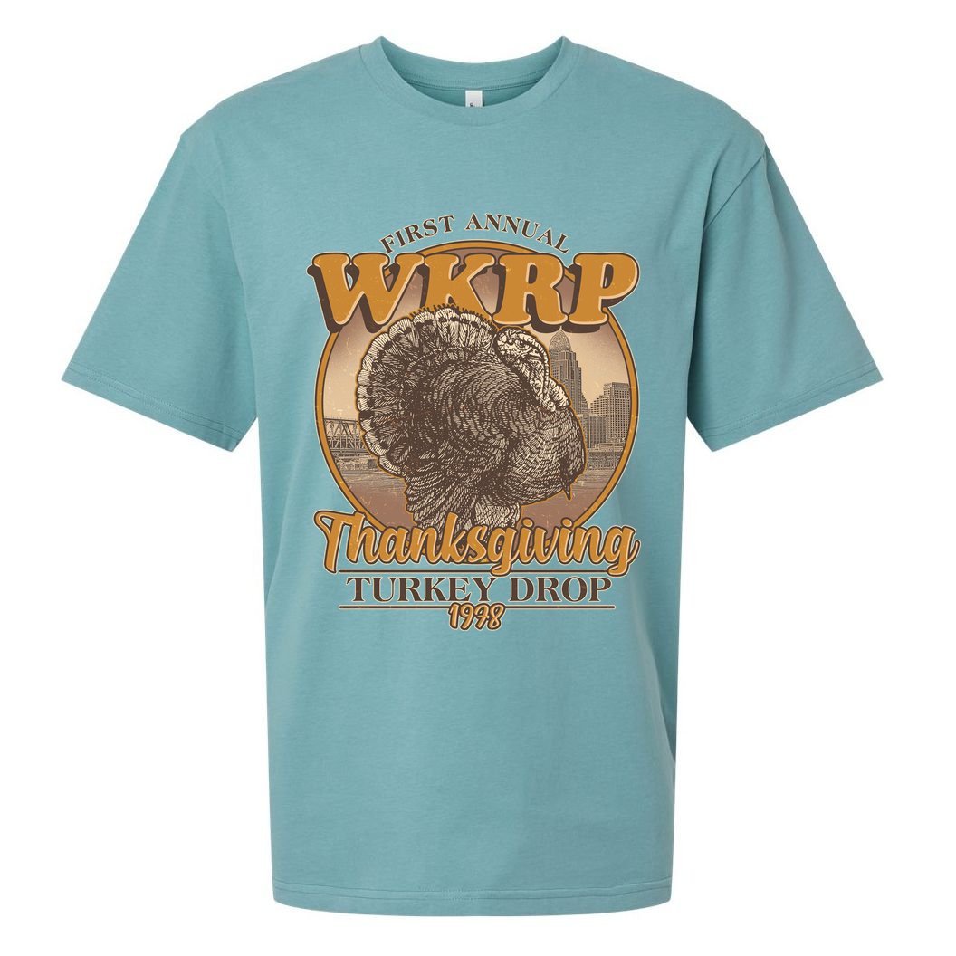 WKRP Turkey Drop 1978 Sueded Cloud Jersey T-Shirt